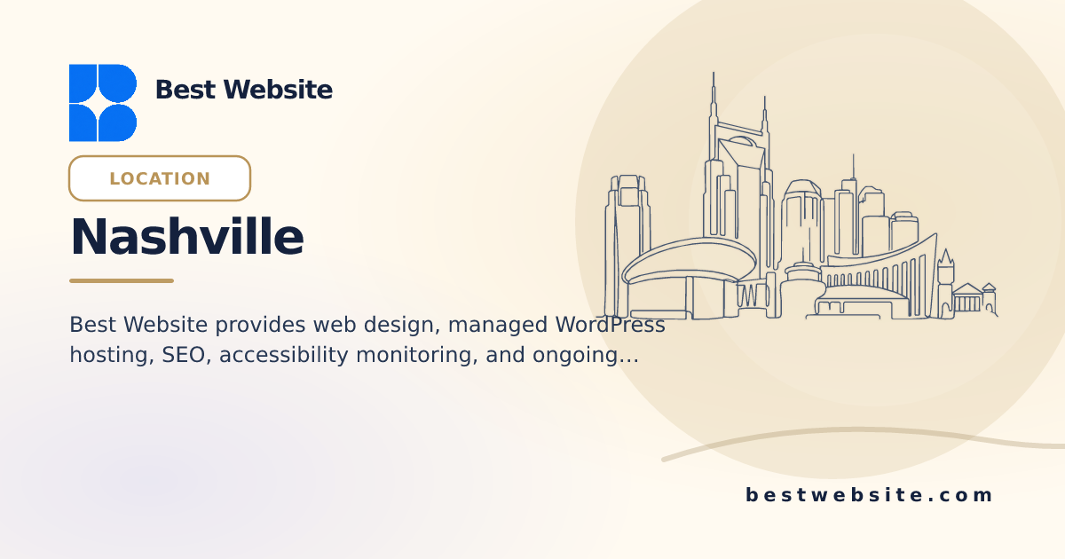 Nashville Web Design, Hosting & Website Support • Best Website