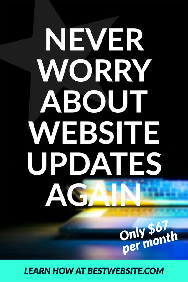 never worry about website updates again